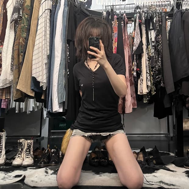 아르마니 슬림핏 반팔