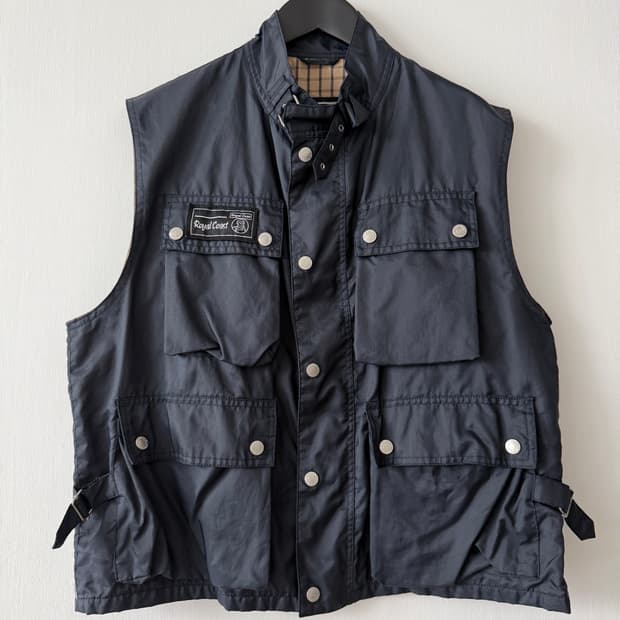 해외 빈티지 유틸리티 조끼 자켓