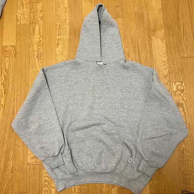 [XXL] 90s USA 빈티지 러셀 후드 그레이