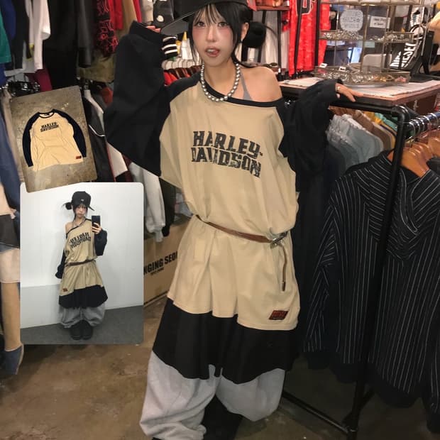 Harley-Davidson Printing L/S & Dress