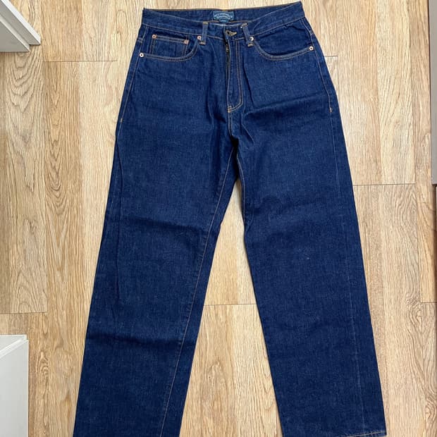 아웃스탠딩 와이드 셀비지 데님