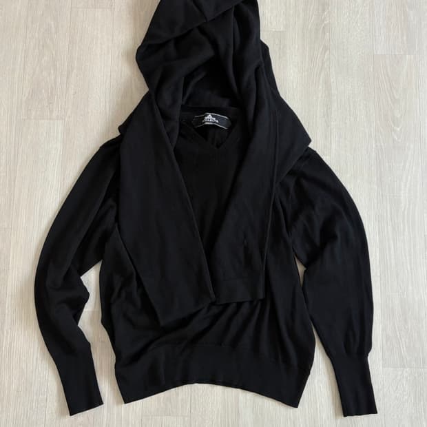 [M] 호다코바 더블 슬리브 스웨터 니트