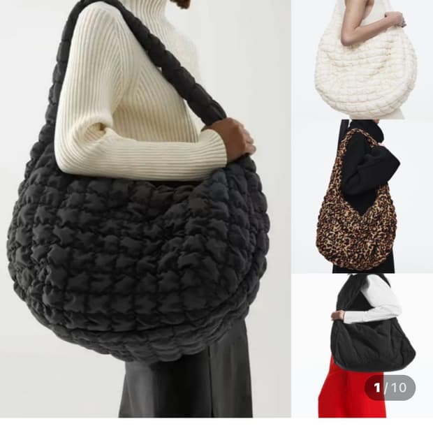 코스 구름백 블랙