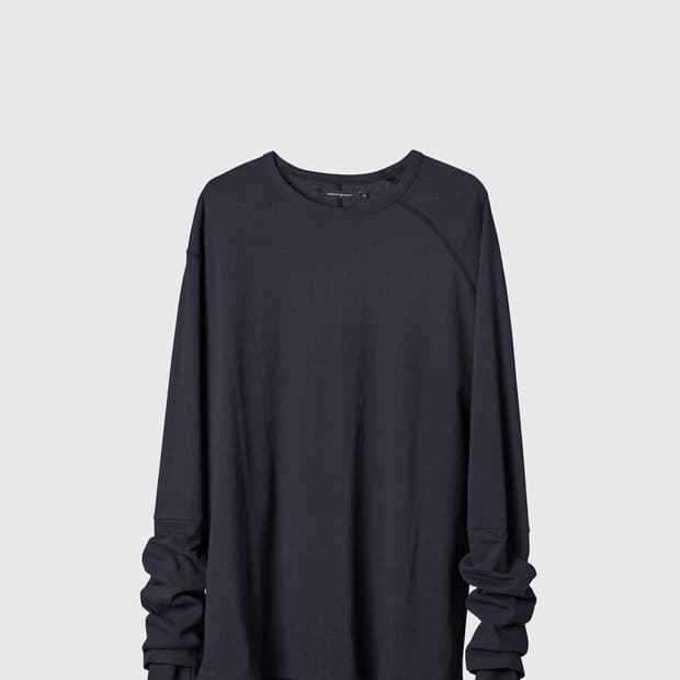 (2)해칭룸 더블 롱 슬리브 차콜