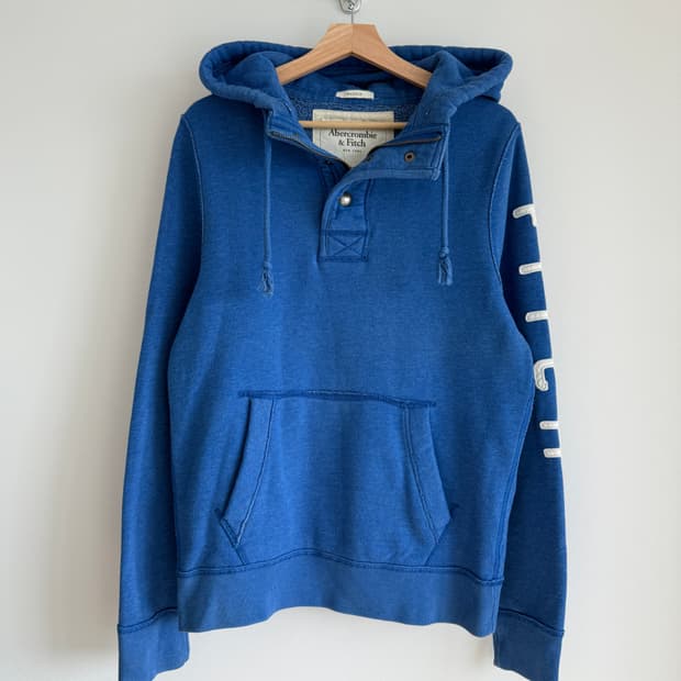 아베크롬비(Abercrombie & Fitch) 버튼하프 후드