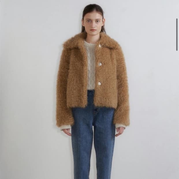 LO61 퍼자켓 시나몬