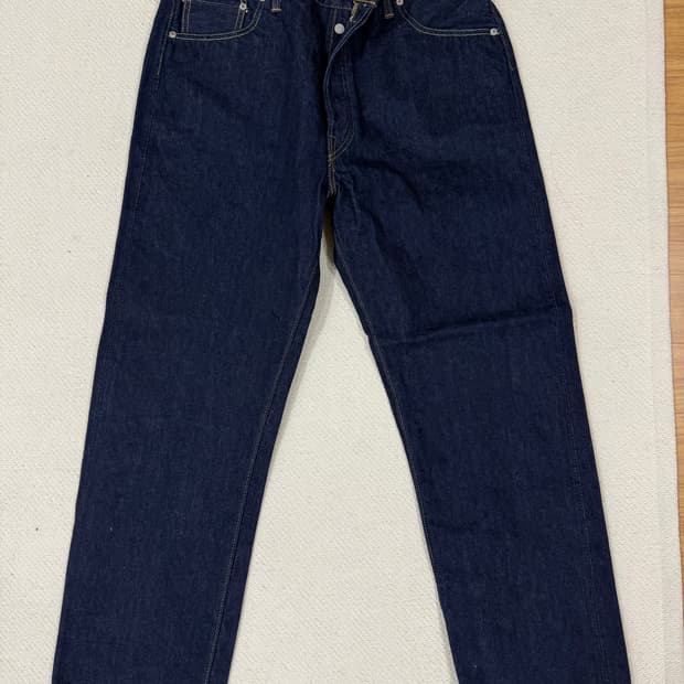 오어슬로우/셀비지 원워시 데님 청바지/5(36)