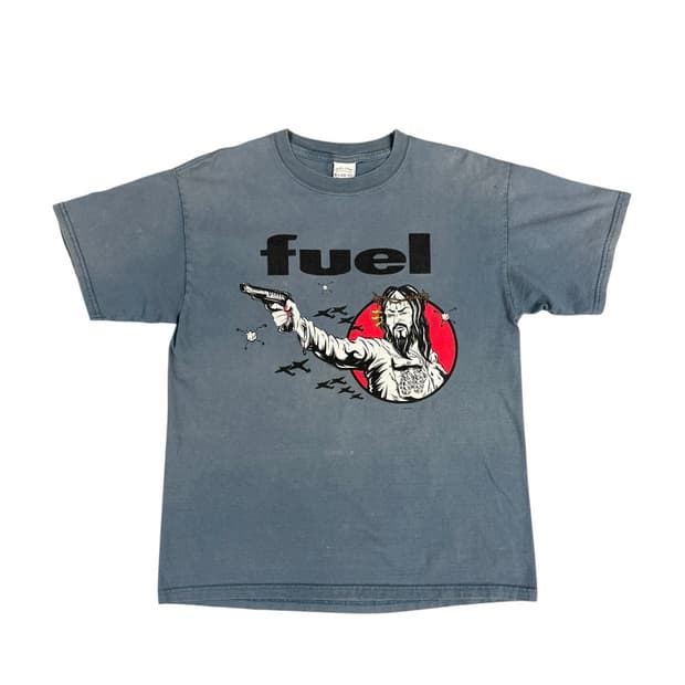 빈티지 90s 퓨엘 Fuel Jesus or a Gun 밴드 티셔츠