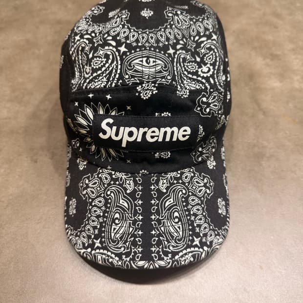 슈프림 반다나캠프캡