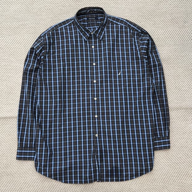 노티카 원포켓 체크 셔츠 r2861