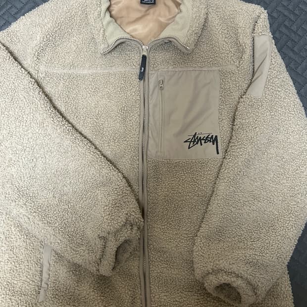 스투시 쉐르파 리버시벌 자켓