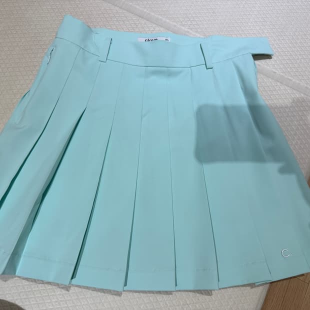 클로브 플리츠 스커트 민트M
