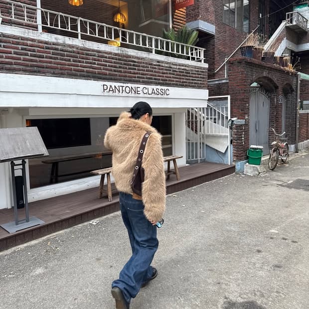 Leface Eyelet Mini Tote Bag, Dark brown