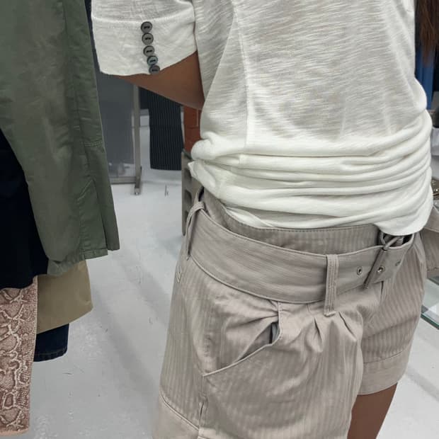 질스튜어트 빅벨트 와이드쇼츠