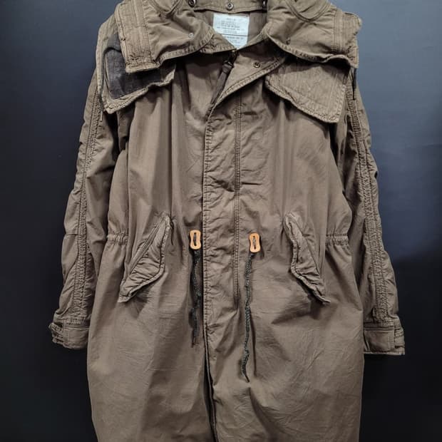 g.o.a 하이넥 피쉬테일 개파카자켓 (이너포함)