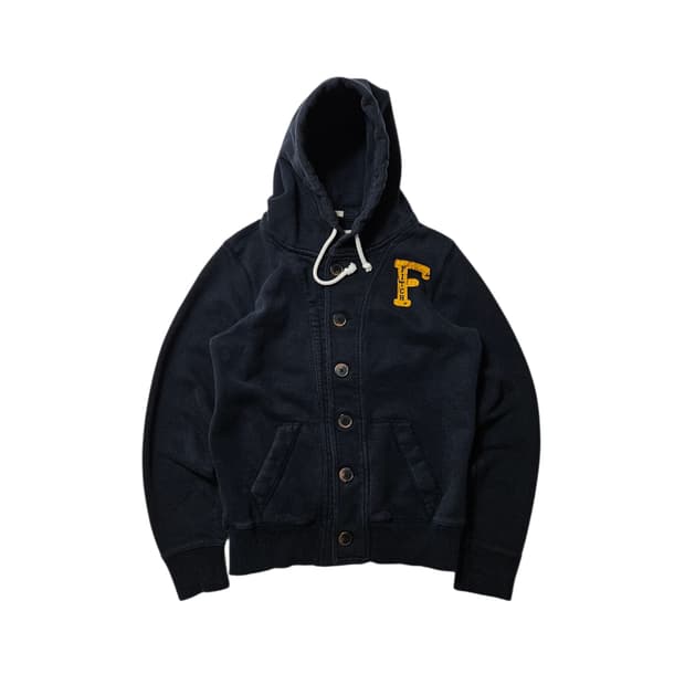 아베크롬비 버튼 후드집업 M