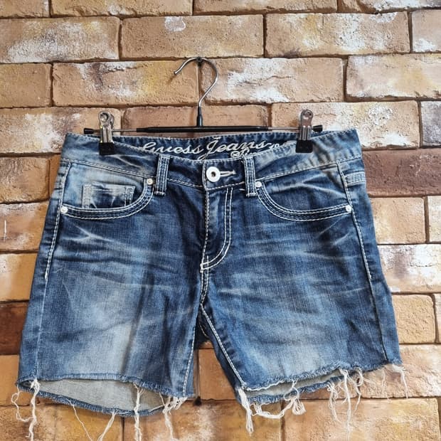 Guess Jeans 컷오프 데님 숏팬츠