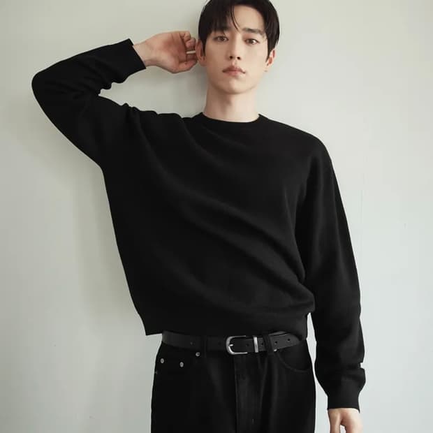 (XL) 드로우핏 소프트 울 크롭 라운드 니트 BEIGE 컬러 판매