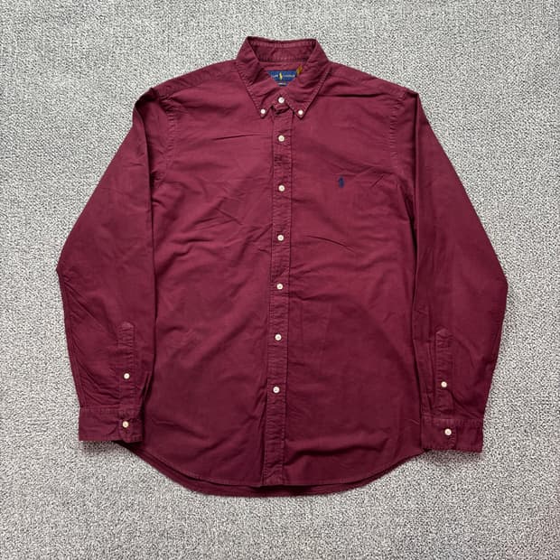 폴로 랄프로렌 버건디 포니 셔츠