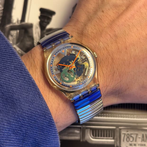 96년판) 빈티지 스와치 익스팬션 스트랩 color fish