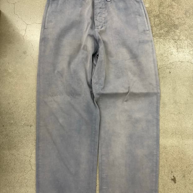 Supreme Chino Pants Washed Navy - 23FW