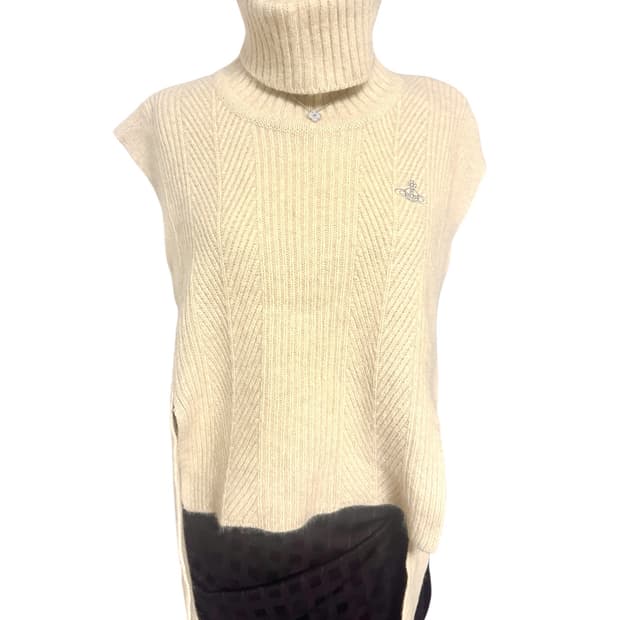 비비안웨스트우드 orb로고 케이프 숄 망토