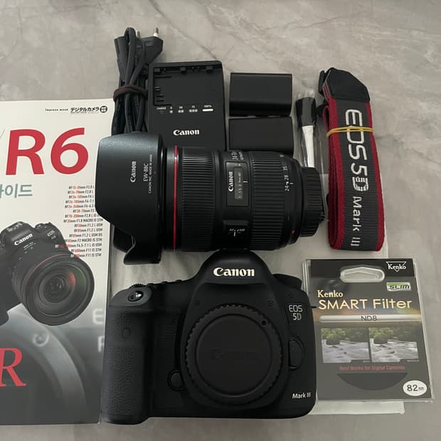 캐논 5d Mark 3, 24-70mm 오막삼 바디 렌즈 일괄 풀구성
