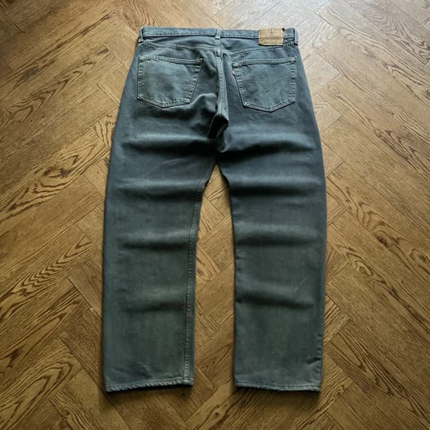 [38]90's 리바이스 501 USA 가먼트다잉 데님 팬츠 S33