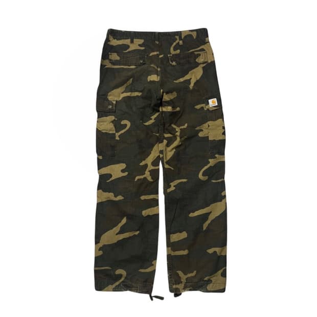 [32x32] 칼하트 WIP 더블니 카모 팬츠