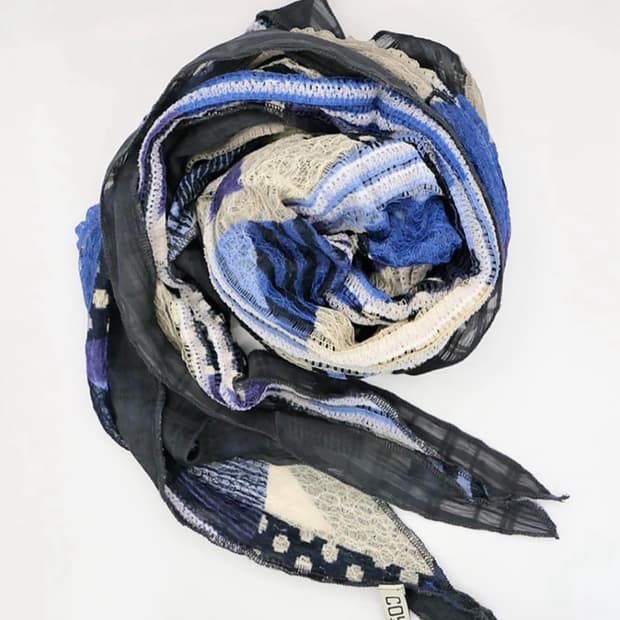 코이세이오 스카프 블루 + 노트