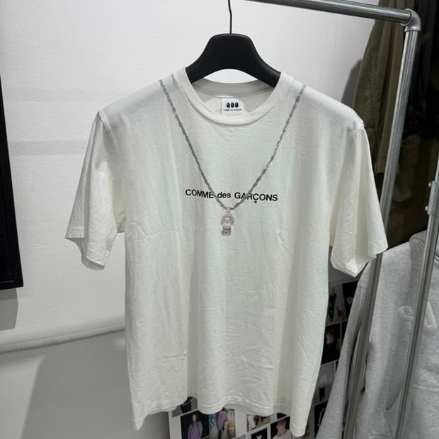 [L] bape x comme des garcons chain tee