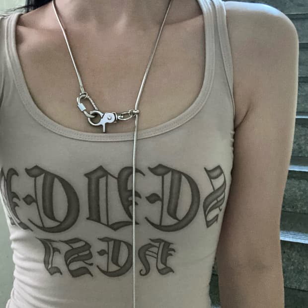 Long Buckle Necklace