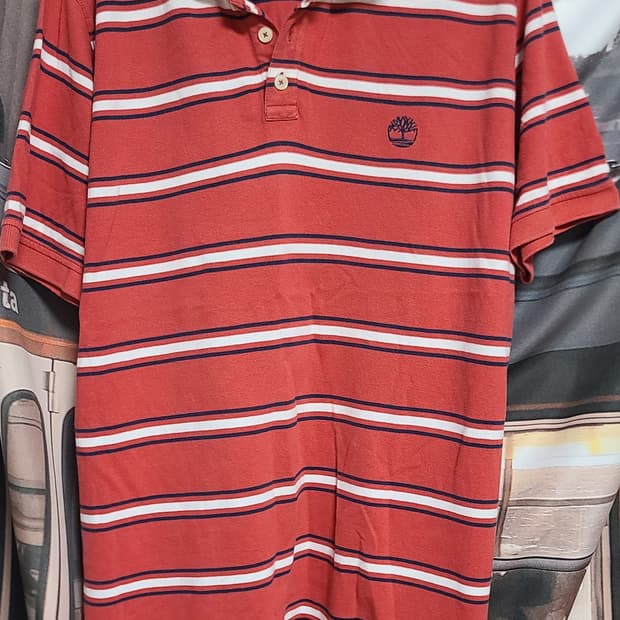 팀버랜드 빅사이즈 반팔 카라티 