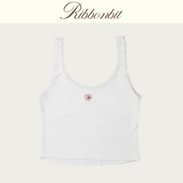 리본빛 Eyelet Lris Sleeveless 아일렛슬리브리스