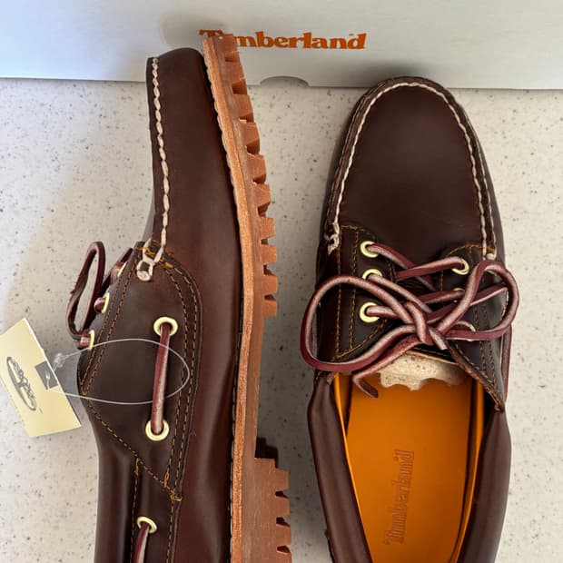 팀버랜드 Timberland 여성 클래식 3아이 보트슈즈 / 230사이즈