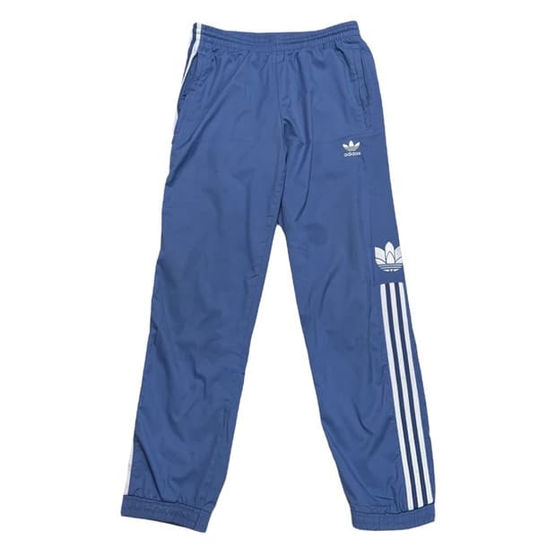 ADIDAS 스트라이프 우븐 조거팬츠 블루 S