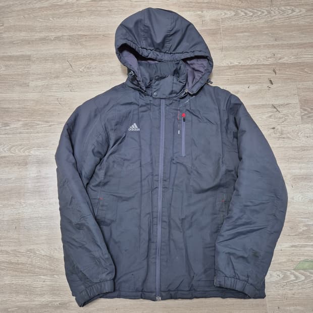 아디다스 남성 기모 바람막이 점퍼 L(100)