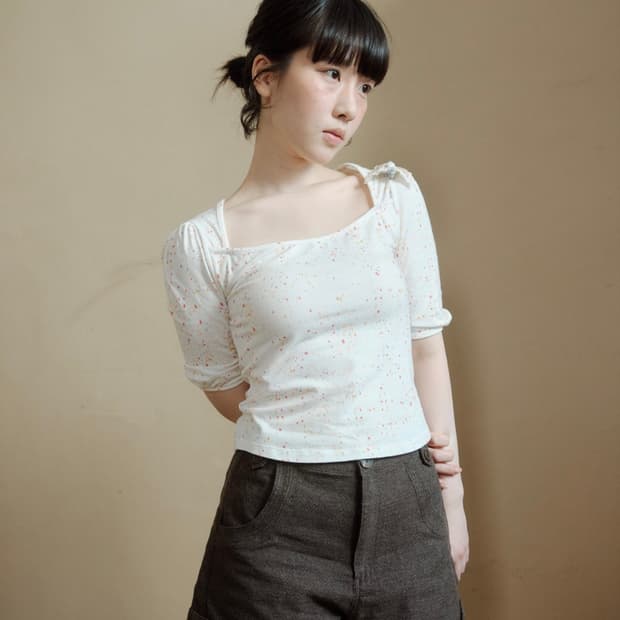 (구해요) 콜로신스 leaf puff top