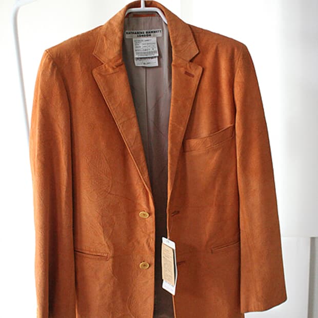KATHARINE HAMNETT 캐서린 햄넷 소가죽 자켓 새제품