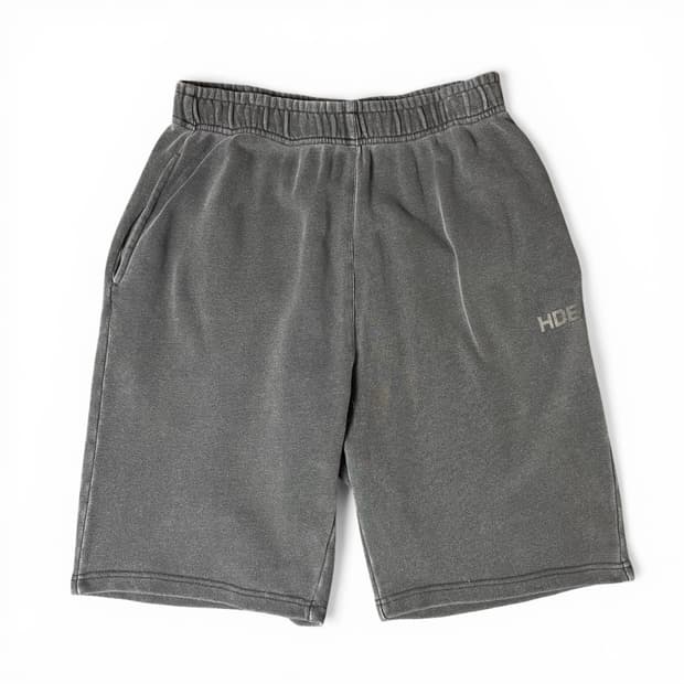 (밴딩) HDEX 그레이 트레이닝 하프 팬츠 M