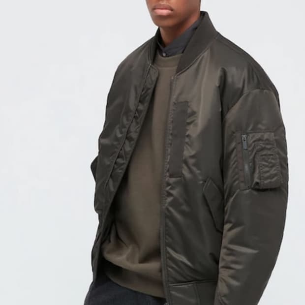 유니클로 질샌더 봄버 자켓