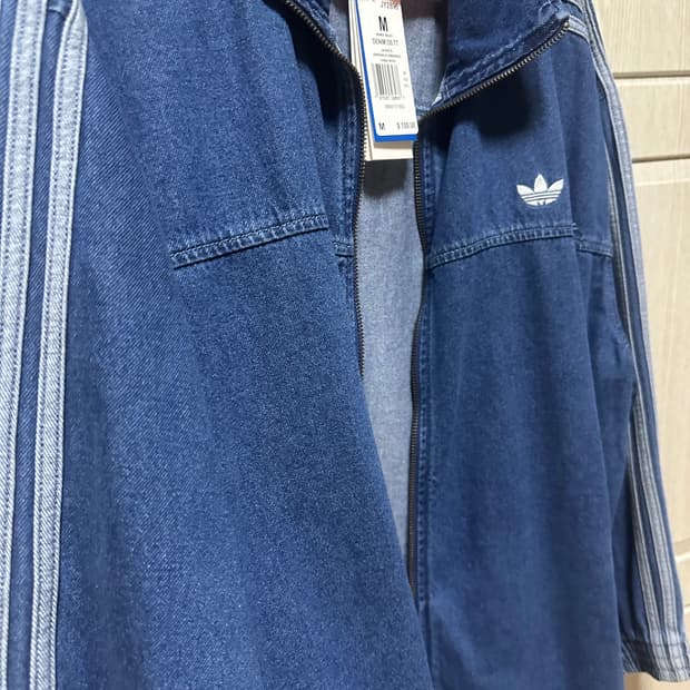 아디다스 데님 자켓