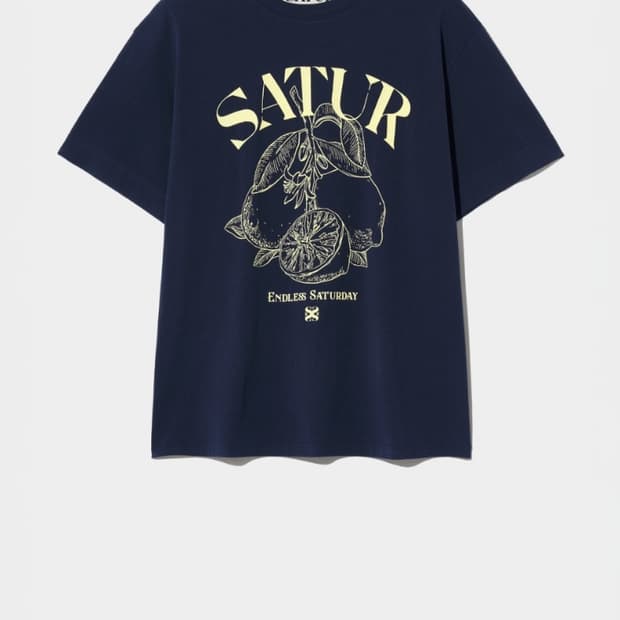 SATUR 세터 카프리 반팔 티셔츠 24SS