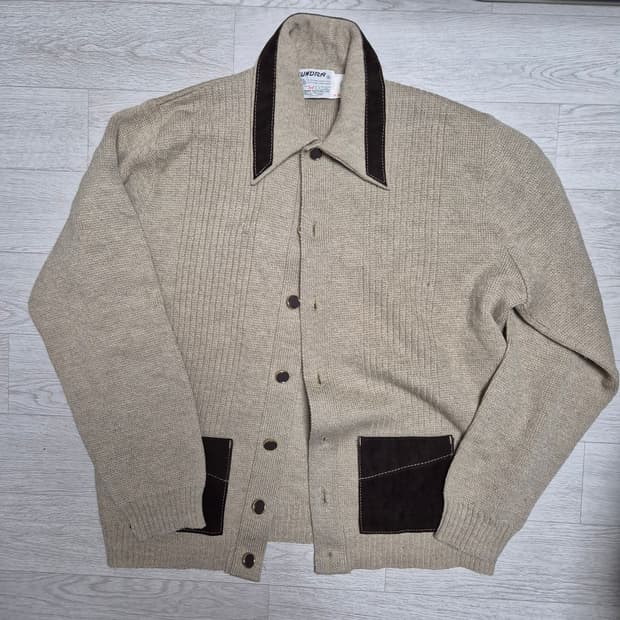 60-70's Made In Canada pure wool 퓨어울 가디건