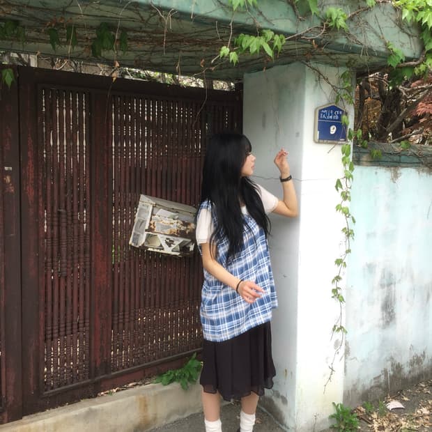 빈티지 여름방학 코디세트