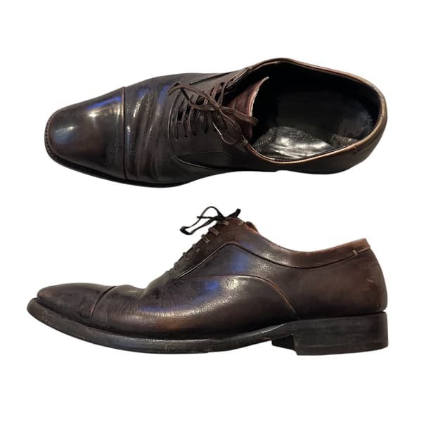 00s 제냐 Zegna XXX Couture 캡토 옥스포드 구두