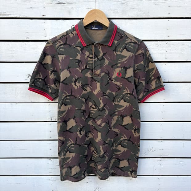Fred Perry 프레드페리 카모 반팔 카라티
