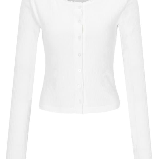 (미개봉새상품)벨리아르 블룸가디건 화이트