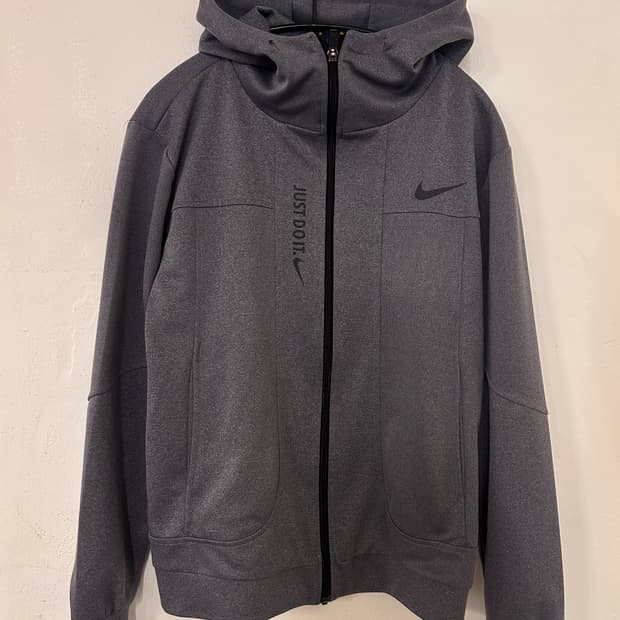 나이키 그레이 후드집업 L