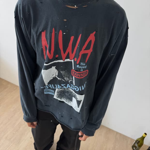 빈티지 N.W.A 긴팔